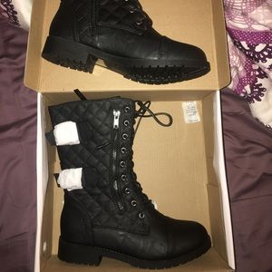 Black Combat Boots